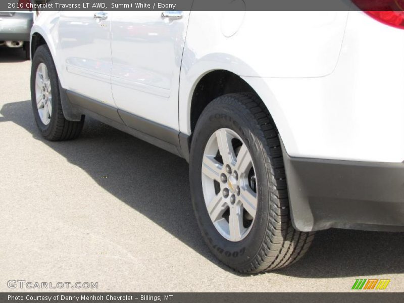 Summit White / Ebony 2010 Chevrolet Traverse LT AWD