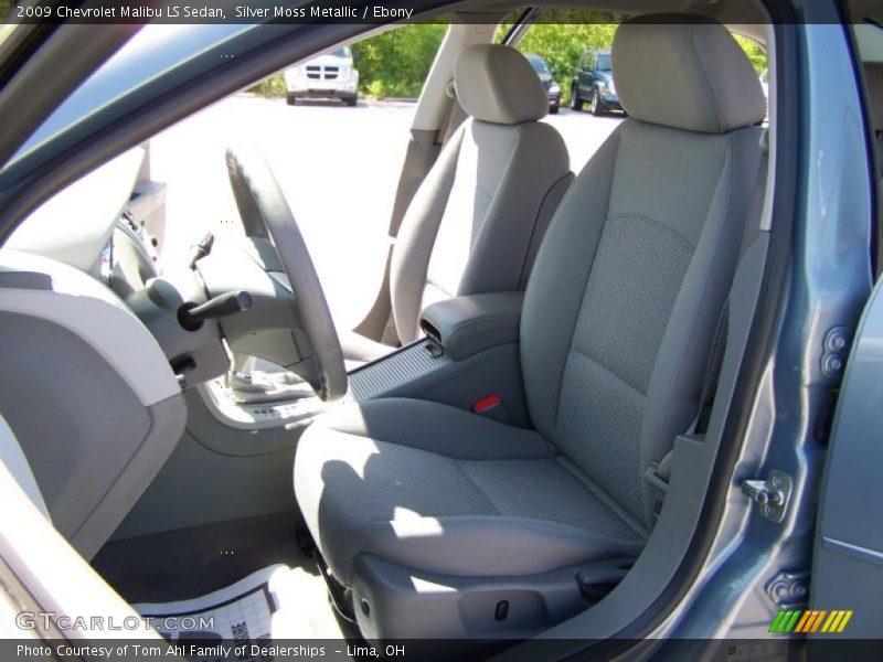 Silver Moss Metallic / Ebony 2009 Chevrolet Malibu LS Sedan