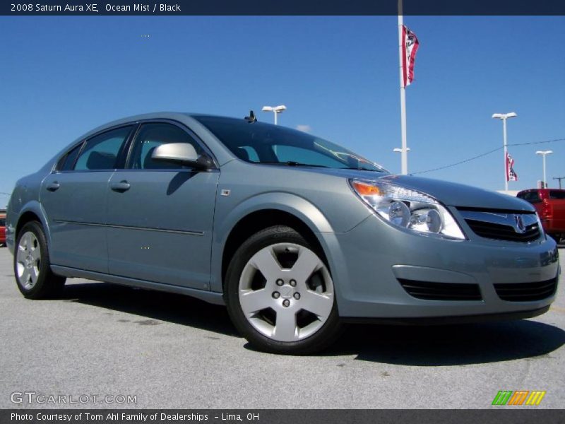 Ocean Mist / Black 2008 Saturn Aura XE