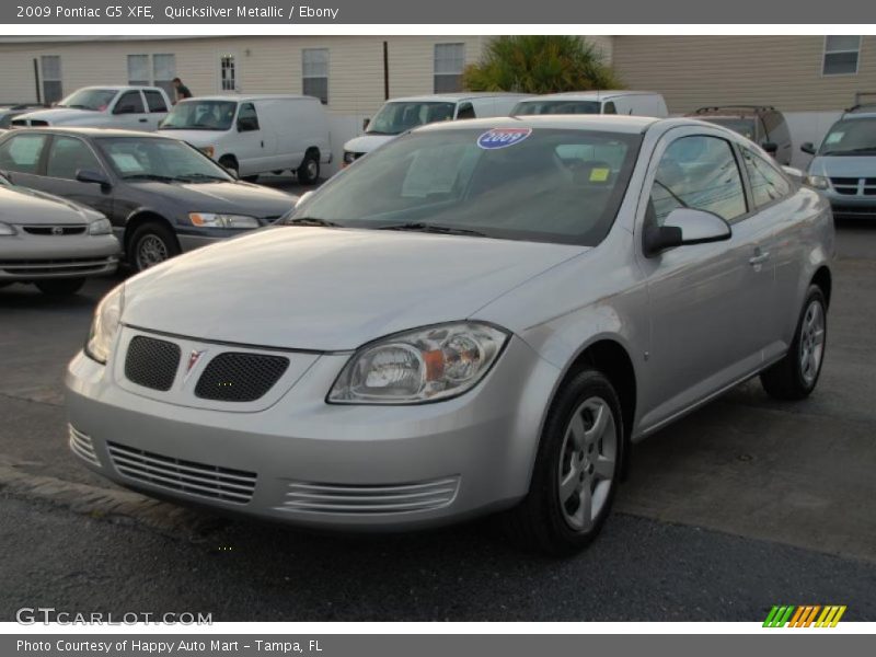 Quicksilver Metallic / Ebony 2009 Pontiac G5 XFE