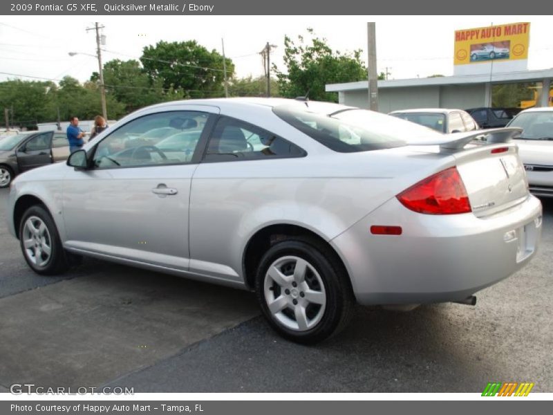 Quicksilver Metallic / Ebony 2009 Pontiac G5 XFE