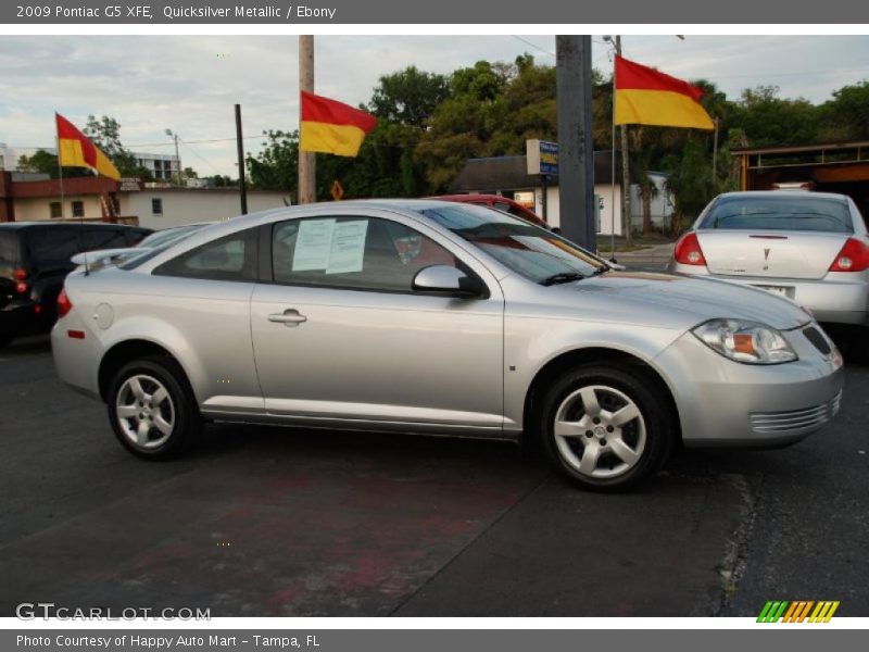 Quicksilver Metallic / Ebony 2009 Pontiac G5 XFE