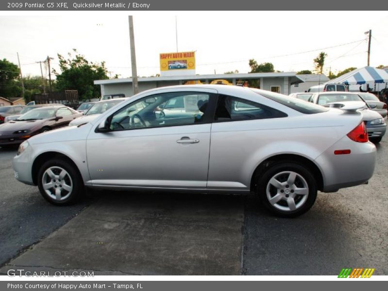 Quicksilver Metallic / Ebony 2009 Pontiac G5 XFE