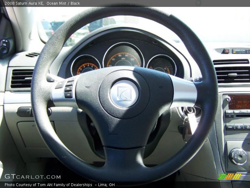 Ocean Mist / Black 2008 Saturn Aura XE