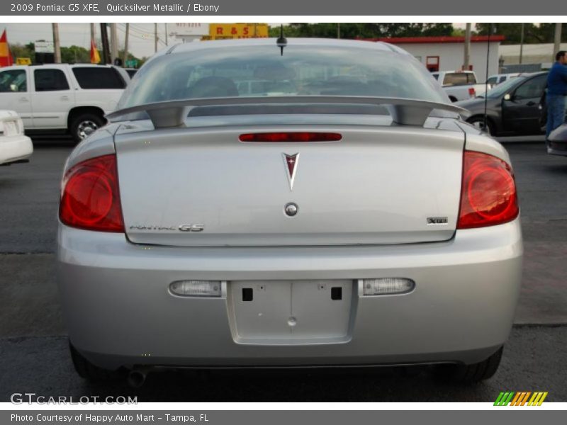 Quicksilver Metallic / Ebony 2009 Pontiac G5 XFE