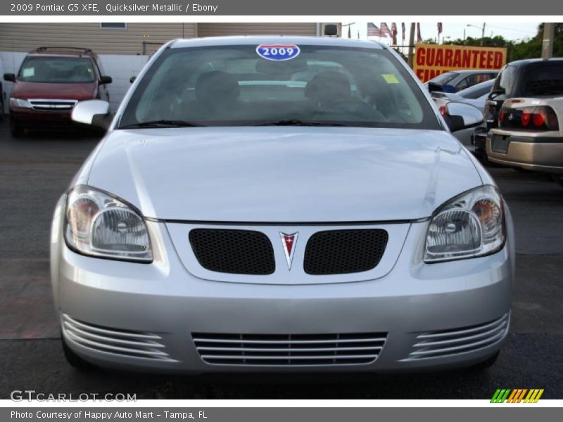 Quicksilver Metallic / Ebony 2009 Pontiac G5 XFE