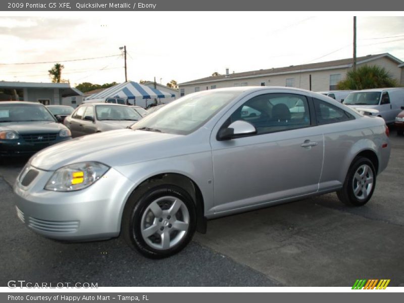 Quicksilver Metallic / Ebony 2009 Pontiac G5 XFE