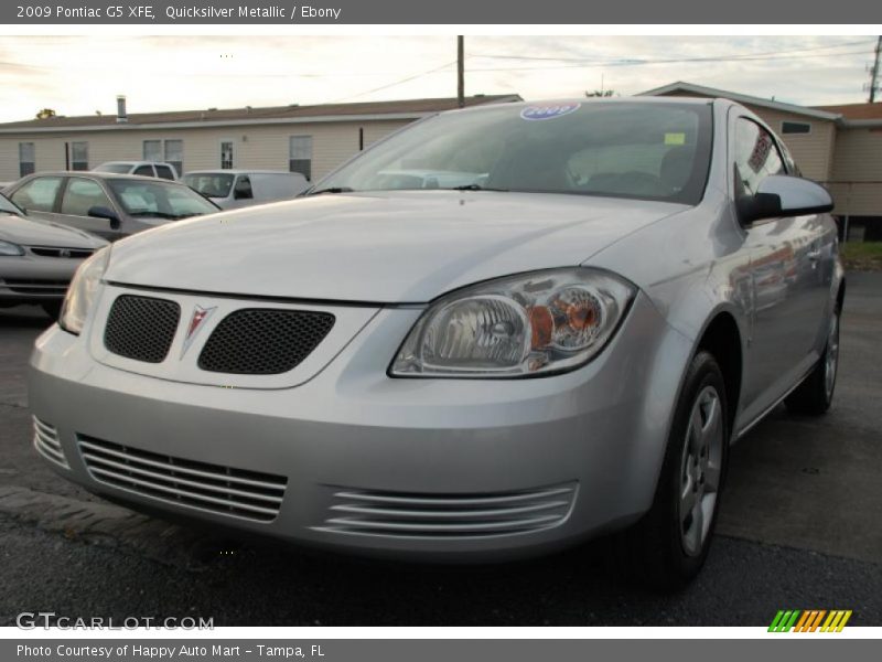 Quicksilver Metallic / Ebony 2009 Pontiac G5 XFE