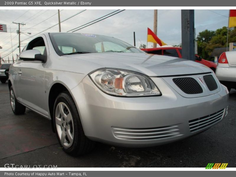 Quicksilver Metallic / Ebony 2009 Pontiac G5 XFE