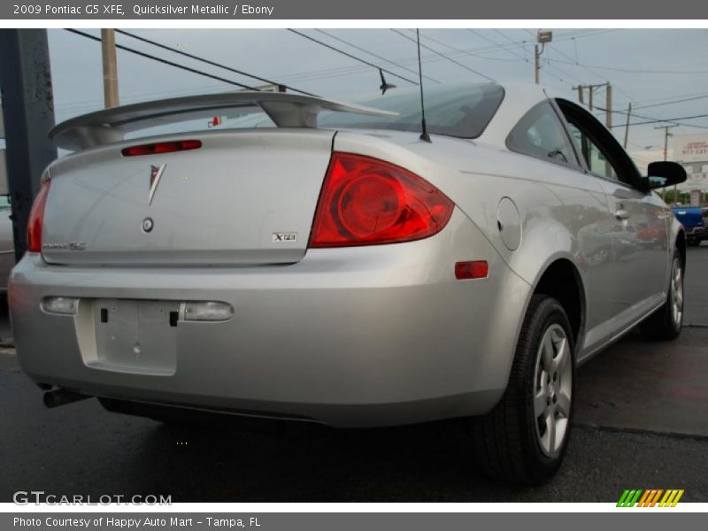 Quicksilver Metallic / Ebony 2009 Pontiac G5 XFE