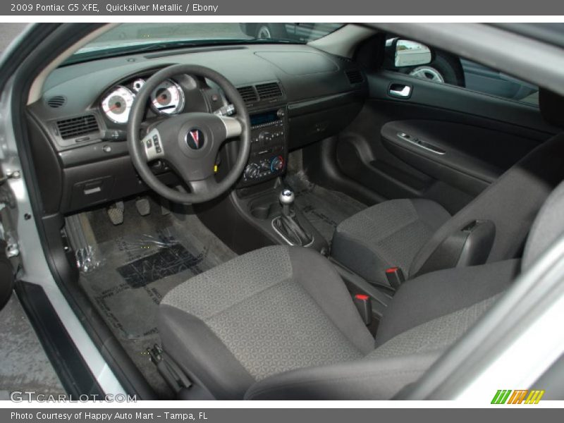 Quicksilver Metallic / Ebony 2009 Pontiac G5 XFE