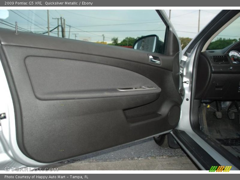 Quicksilver Metallic / Ebony 2009 Pontiac G5 XFE