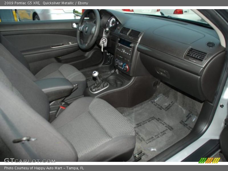 Quicksilver Metallic / Ebony 2009 Pontiac G5 XFE