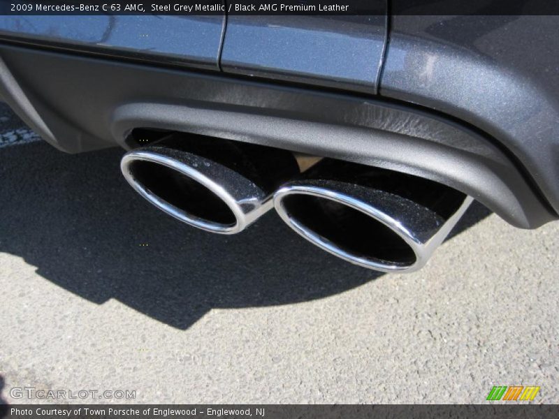 Steel Grey Metallic / Black AMG Premium Leather 2009 Mercedes-Benz C 63 AMG