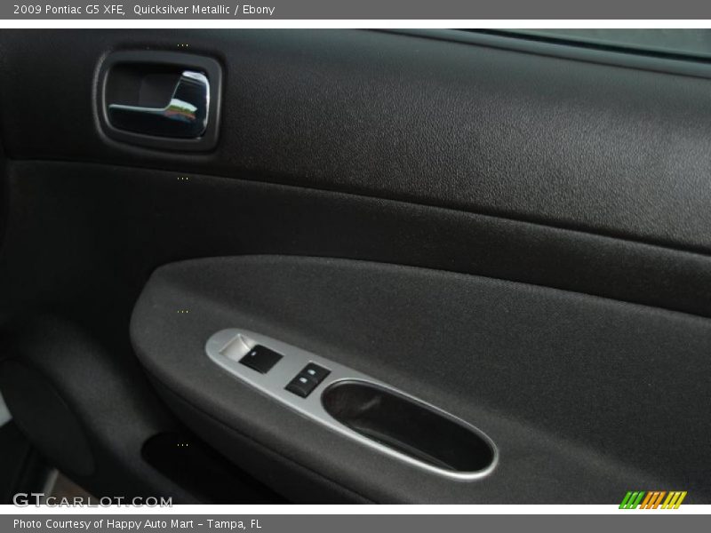 Quicksilver Metallic / Ebony 2009 Pontiac G5 XFE