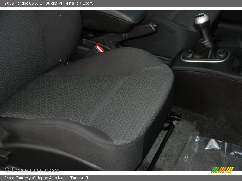Quicksilver Metallic / Ebony 2009 Pontiac G5 XFE
