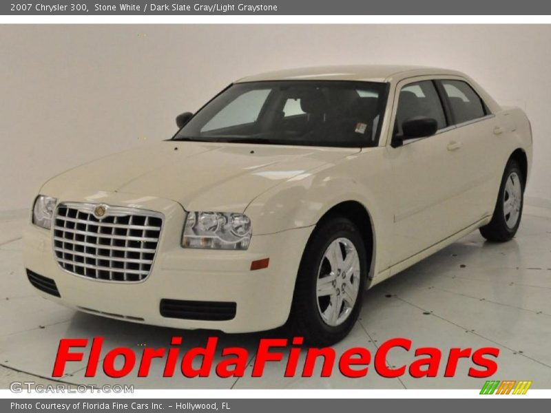 Stone White / Dark Slate Gray/Light Graystone 2007 Chrysler 300