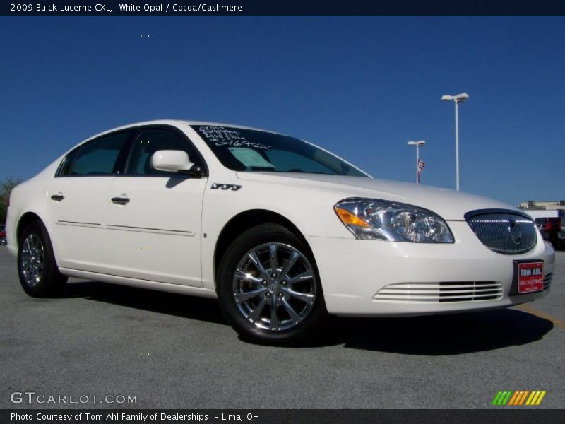 White Opal / Cocoa/Cashmere 2009 Buick Lucerne CXL
