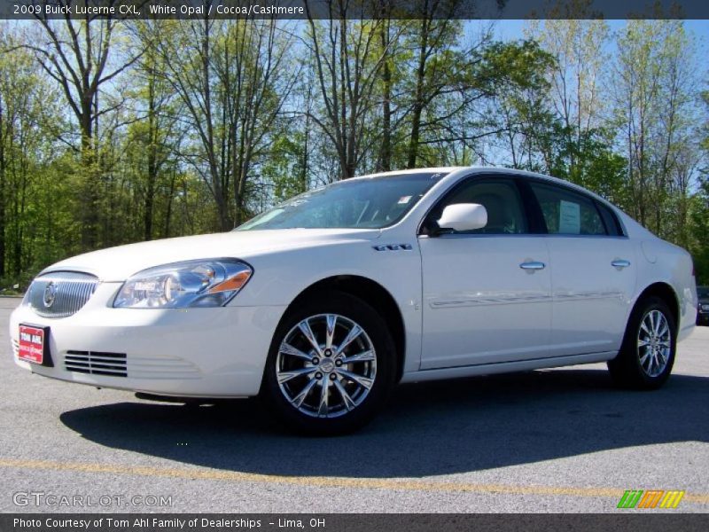 White Opal / Cocoa/Cashmere 2009 Buick Lucerne CXL
