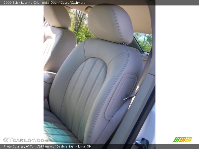 White Opal / Cocoa/Cashmere 2009 Buick Lucerne CXL