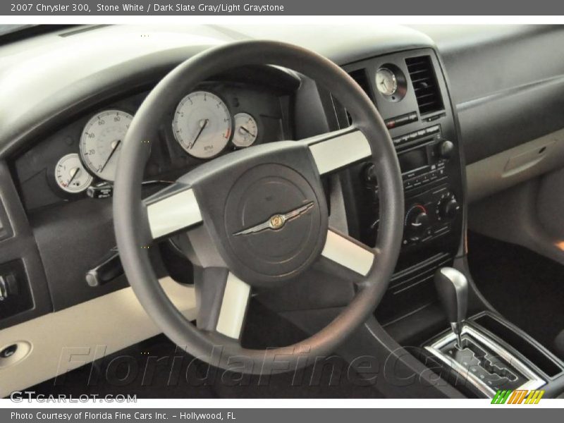 Stone White / Dark Slate Gray/Light Graystone 2007 Chrysler 300