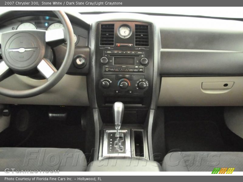 Stone White / Dark Slate Gray/Light Graystone 2007 Chrysler 300
