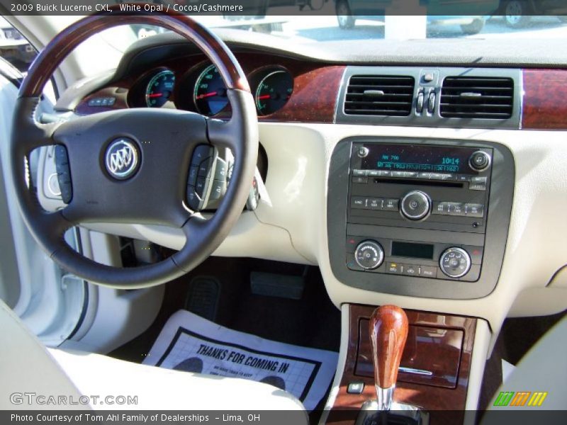 White Opal / Cocoa/Cashmere 2009 Buick Lucerne CXL