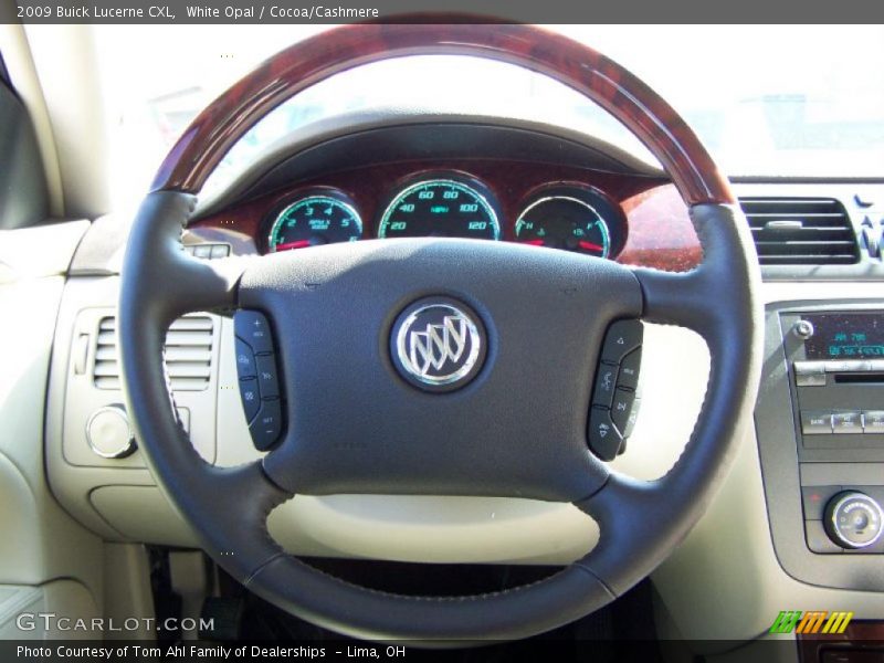 White Opal / Cocoa/Cashmere 2009 Buick Lucerne CXL