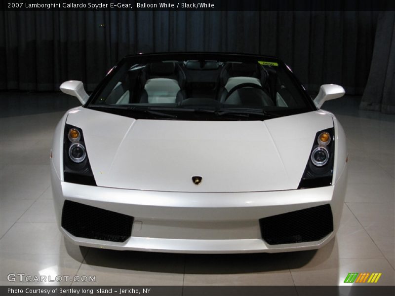Balloon White / Black/White 2007 Lamborghini Gallardo Spyder E-Gear