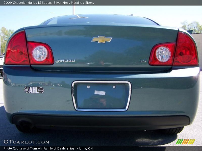 Silver Moss Metallic / Ebony 2009 Chevrolet Malibu LS Sedan