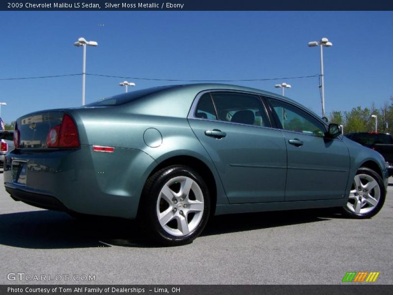 Silver Moss Metallic / Ebony 2009 Chevrolet Malibu LS Sedan