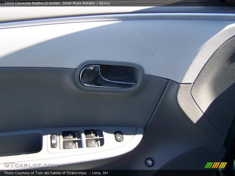 Silver Moss Metallic / Ebony 2009 Chevrolet Malibu LS Sedan