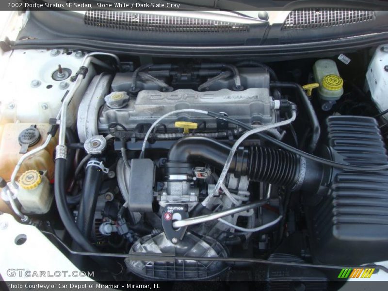 Stone White / Dark Slate Gray 2002 Dodge Stratus SE Sedan