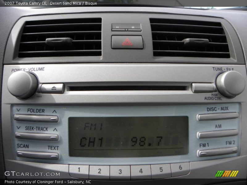 Desert Sand Mica / Bisque 2007 Toyota Camry CE