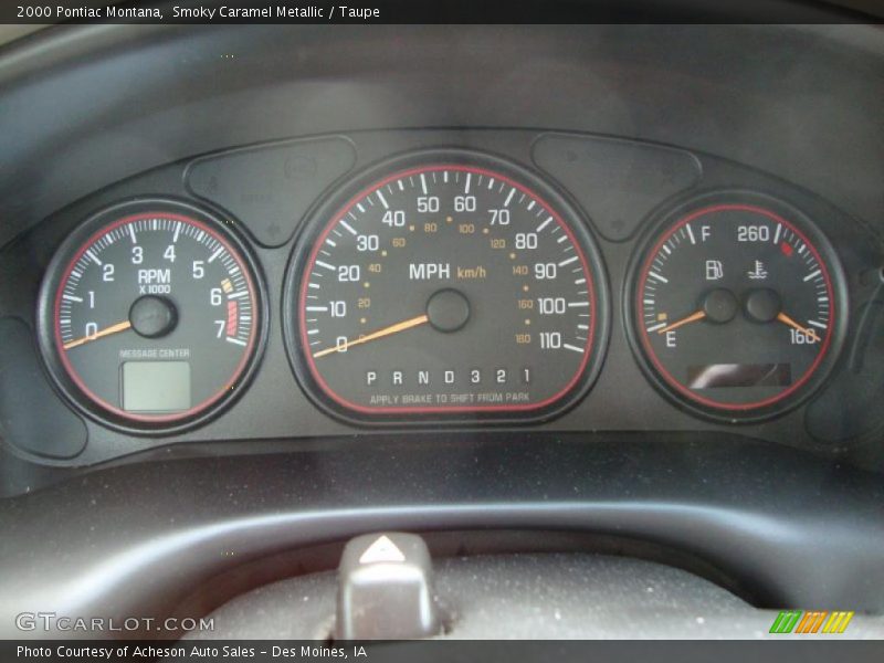 Smoky Caramel Metallic / Taupe 2000 Pontiac Montana