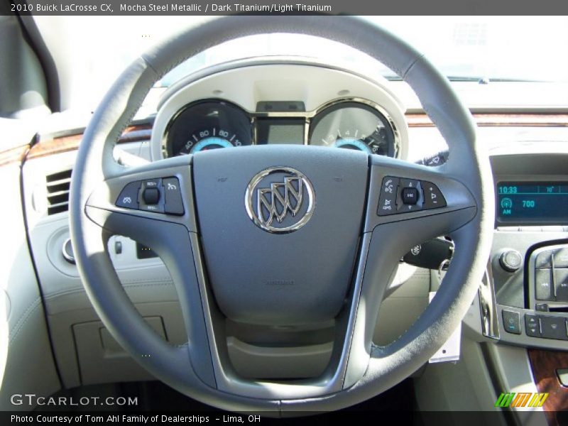 Mocha Steel Metallic / Dark Titanium/Light Titanium 2010 Buick LaCrosse CX