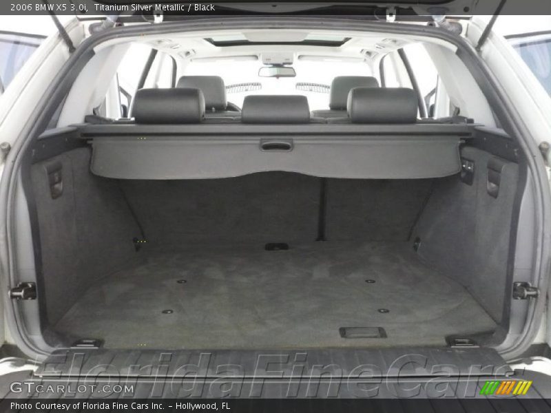 Titanium Silver Metallic / Black 2006 BMW X5 3.0i