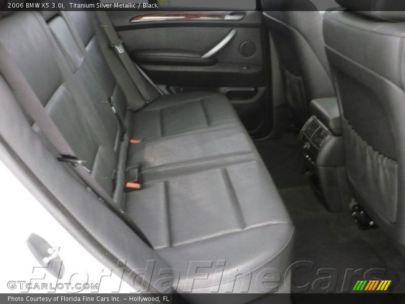 Titanium Silver Metallic / Black 2006 BMW X5 3.0i