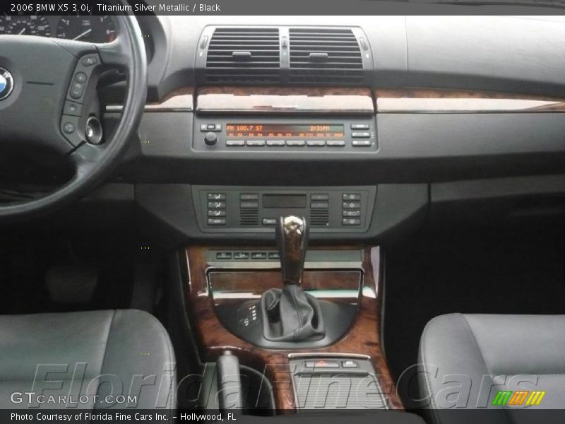 Titanium Silver Metallic / Black 2006 BMW X5 3.0i