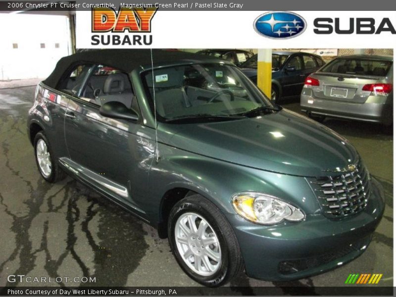 Magnesium Green Pearl / Pastel Slate Gray 2006 Chrysler PT Cruiser Convertible