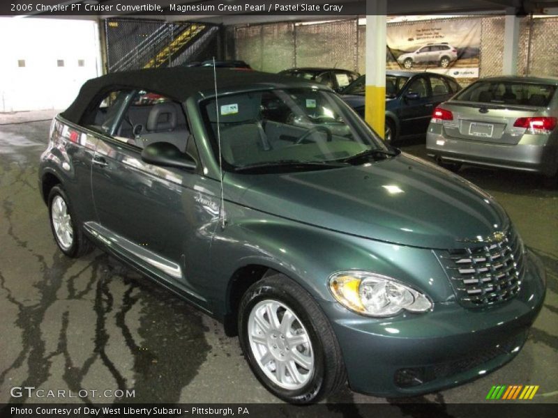 Magnesium Green Pearl / Pastel Slate Gray 2006 Chrysler PT Cruiser Convertible