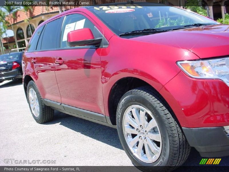 Redfire Metallic / Camel 2007 Ford Edge SEL Plus