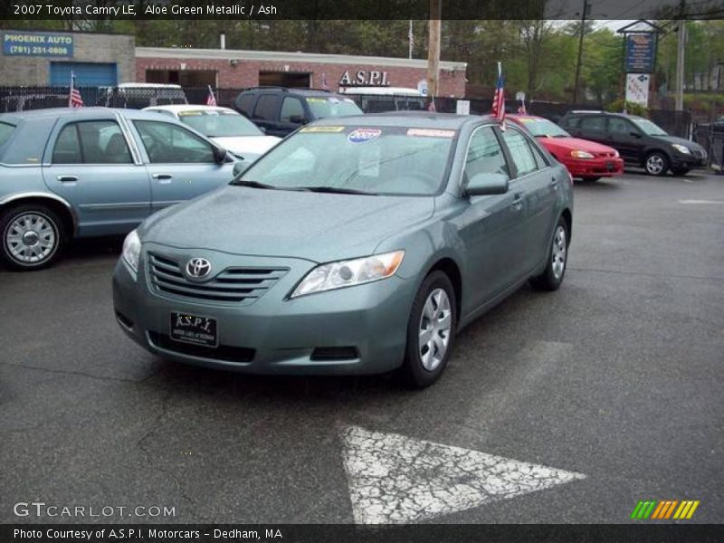 Aloe Green Metallic / Ash 2007 Toyota Camry LE
