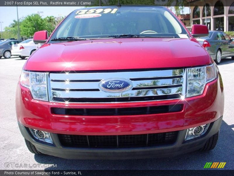 Redfire Metallic / Camel 2007 Ford Edge SEL Plus