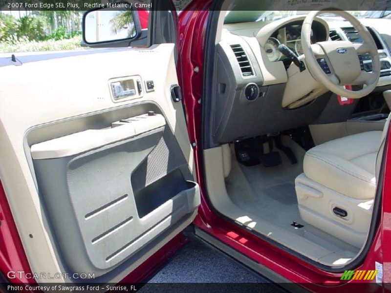 Redfire Metallic / Camel 2007 Ford Edge SEL Plus