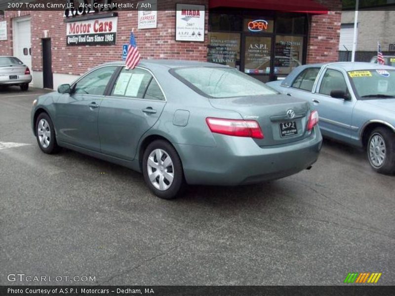 Aloe Green Metallic / Ash 2007 Toyota Camry LE