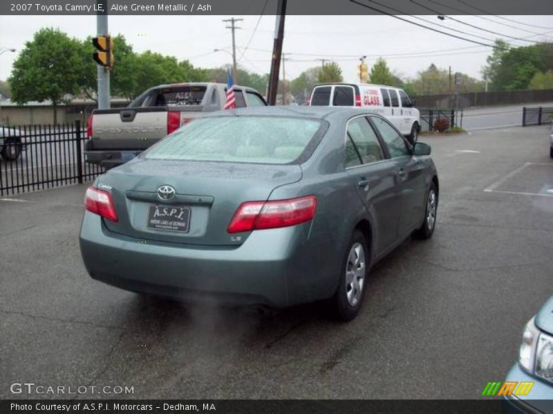 Aloe Green Metallic / Ash 2007 Toyota Camry LE