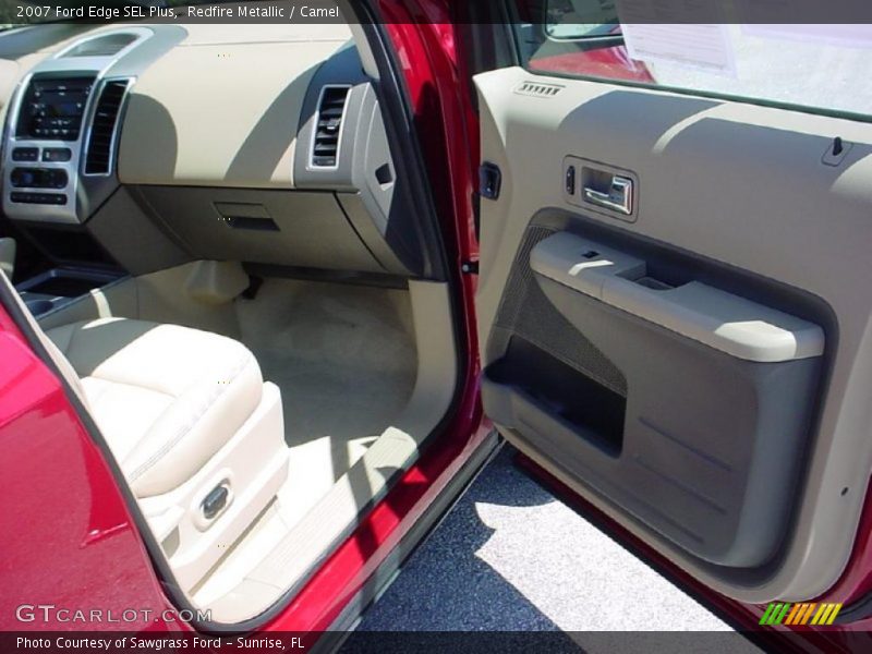 Redfire Metallic / Camel 2007 Ford Edge SEL Plus