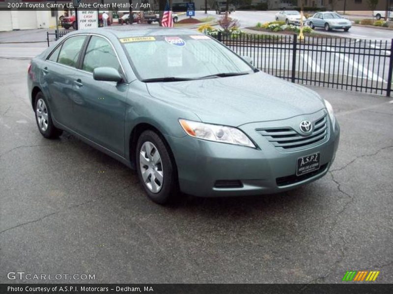 Aloe Green Metallic / Ash 2007 Toyota Camry LE