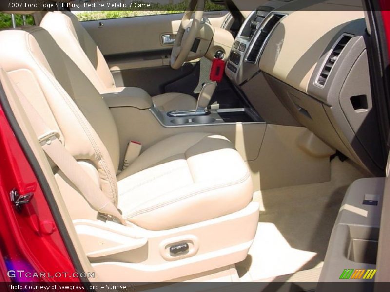 Redfire Metallic / Camel 2007 Ford Edge SEL Plus